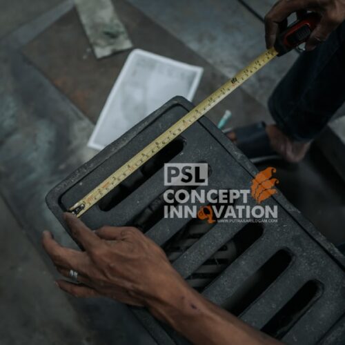 deck drain toll besi cor