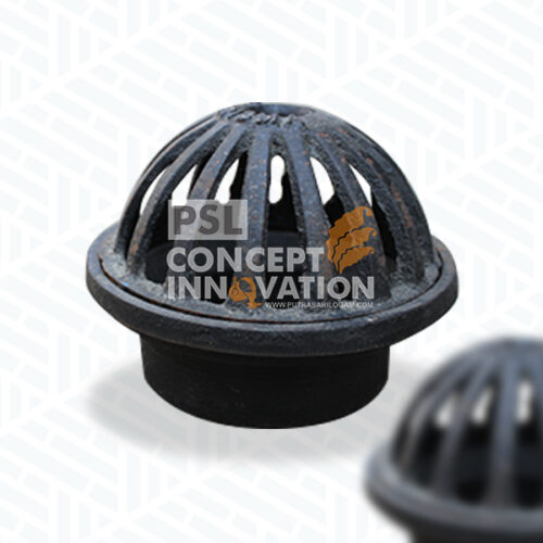 deckdrain-bulat-kecil Roof Drain Besi Saluran Air Atap