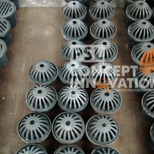 produk roof drain besi cor