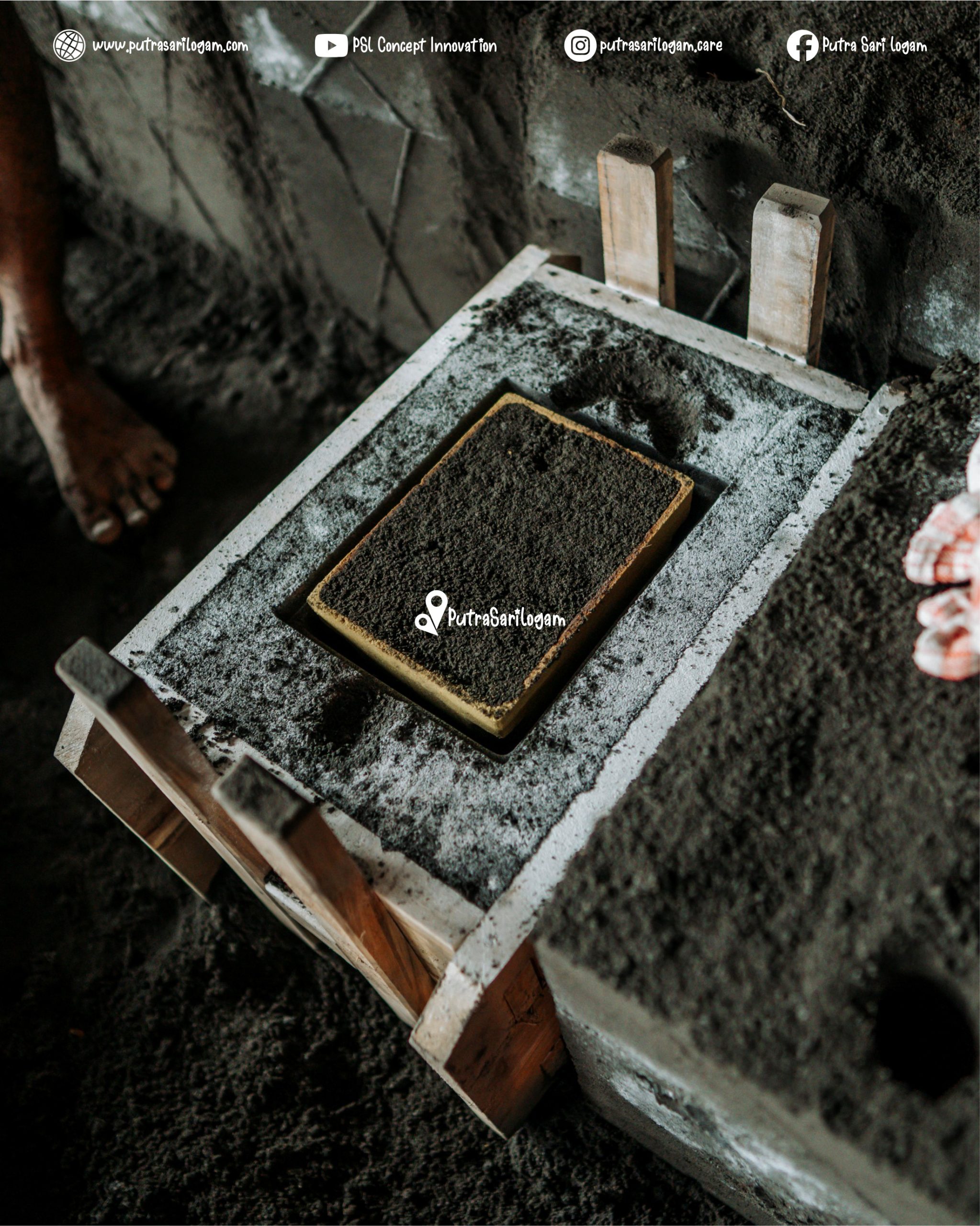 proses pembuatan deck drain