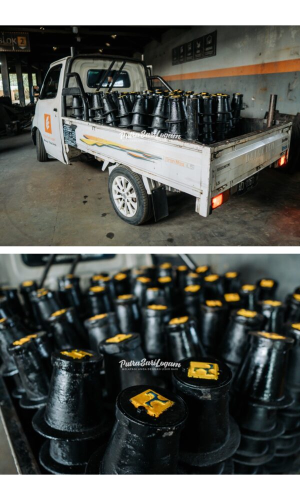 Straatpot penutup katup pipa